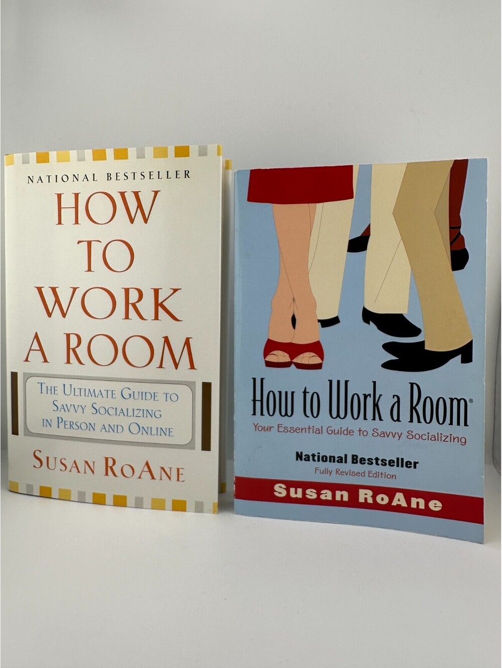 How to Work a Room Susan RoAne 2 Book Lot Networking